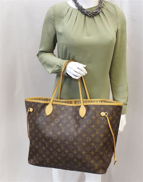 Louis Vuitton neverfull canvas